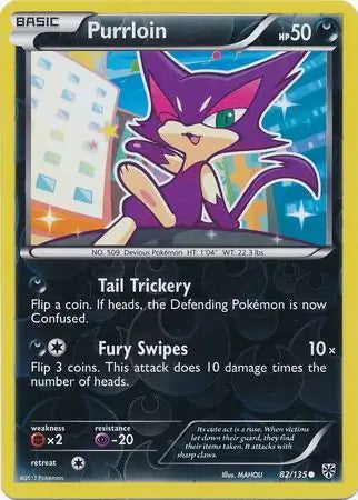 Plasma Storm Purrloin #82/135 reverse holo